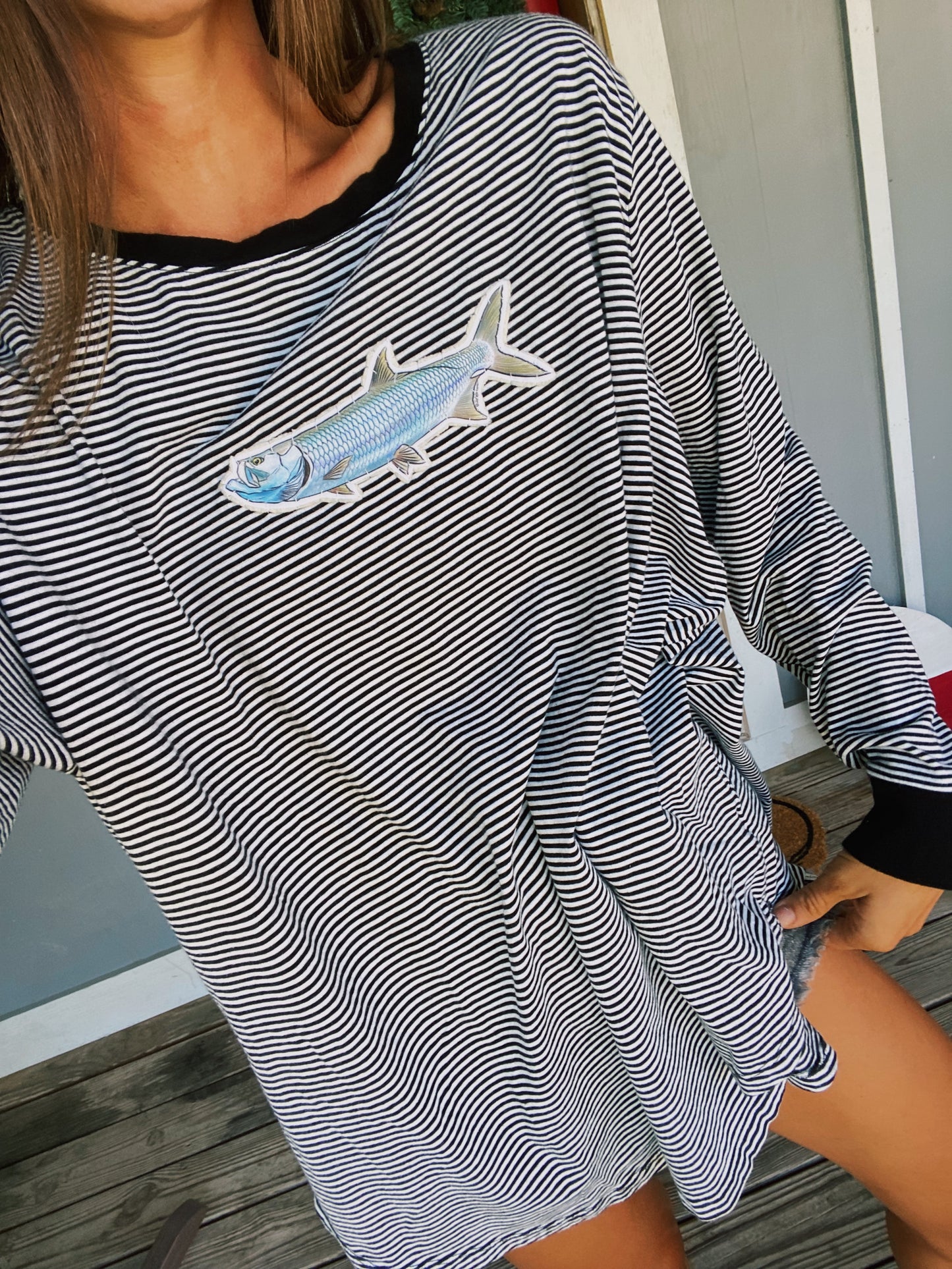 Striped tarpon tee