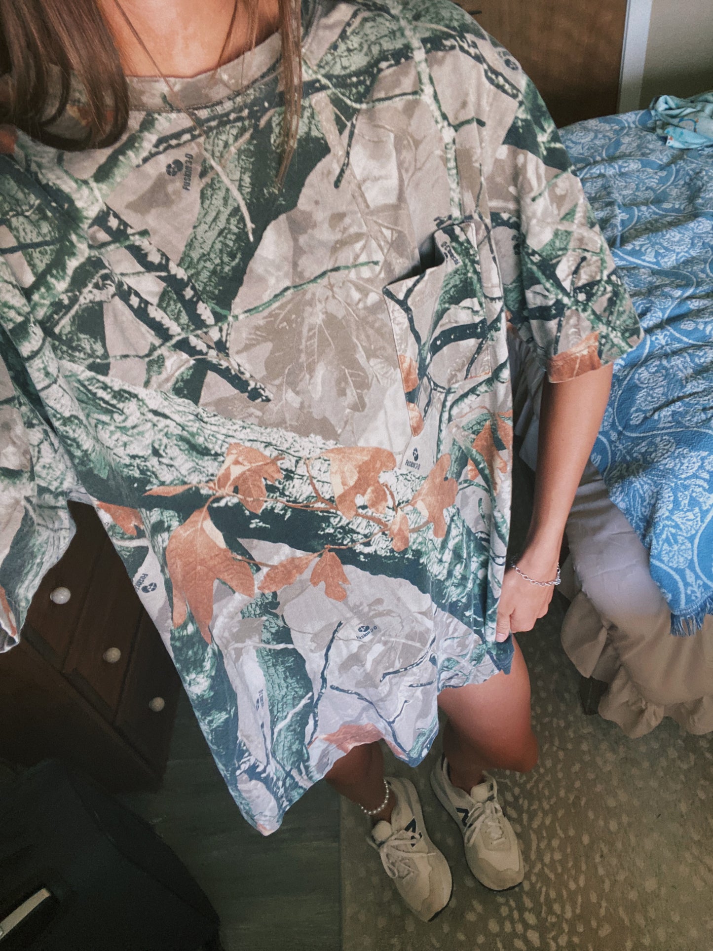 Camo oversized tee