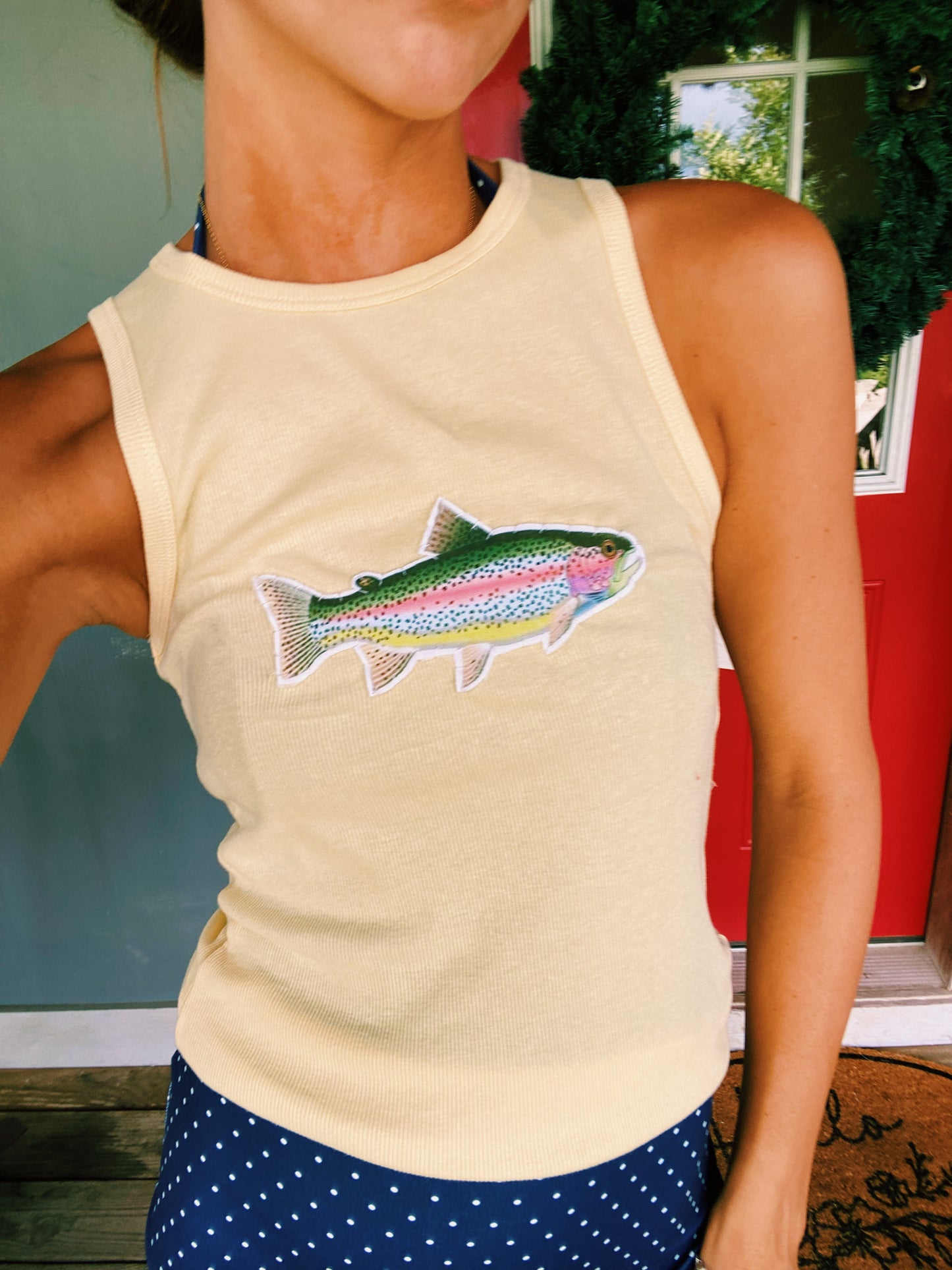 butter yellow trout tank