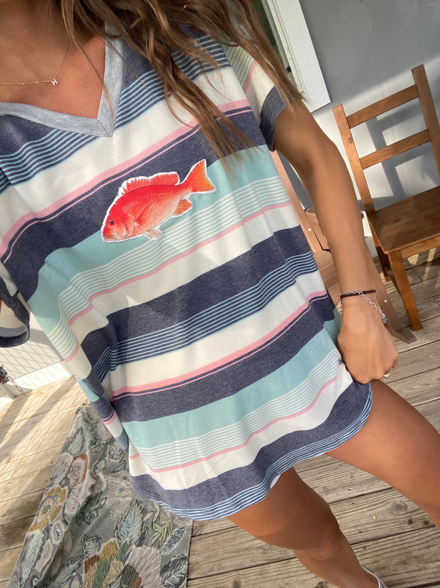 Striped snapper tee