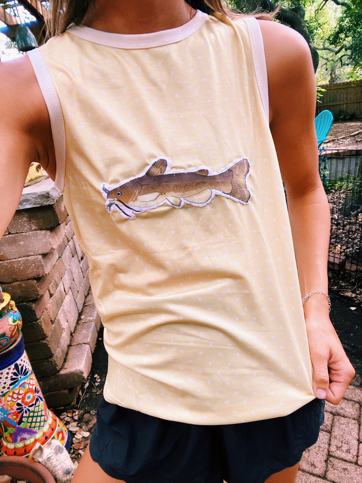 Yellow Polkadot catfish tank