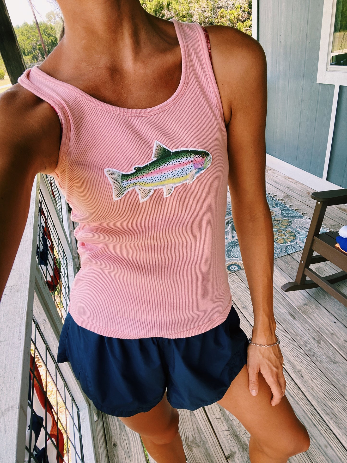 Peach trout tank