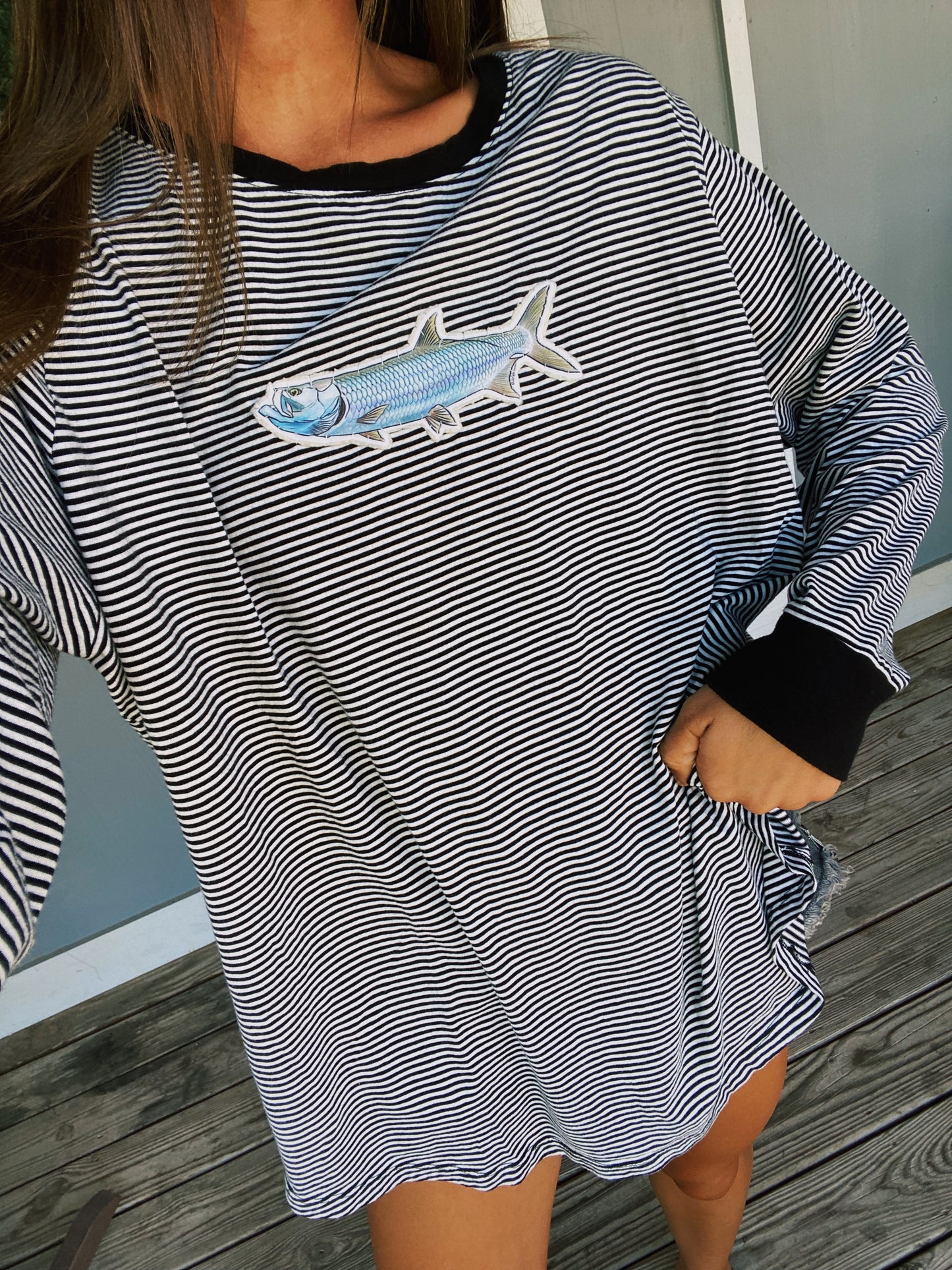 Striped tarpon tee