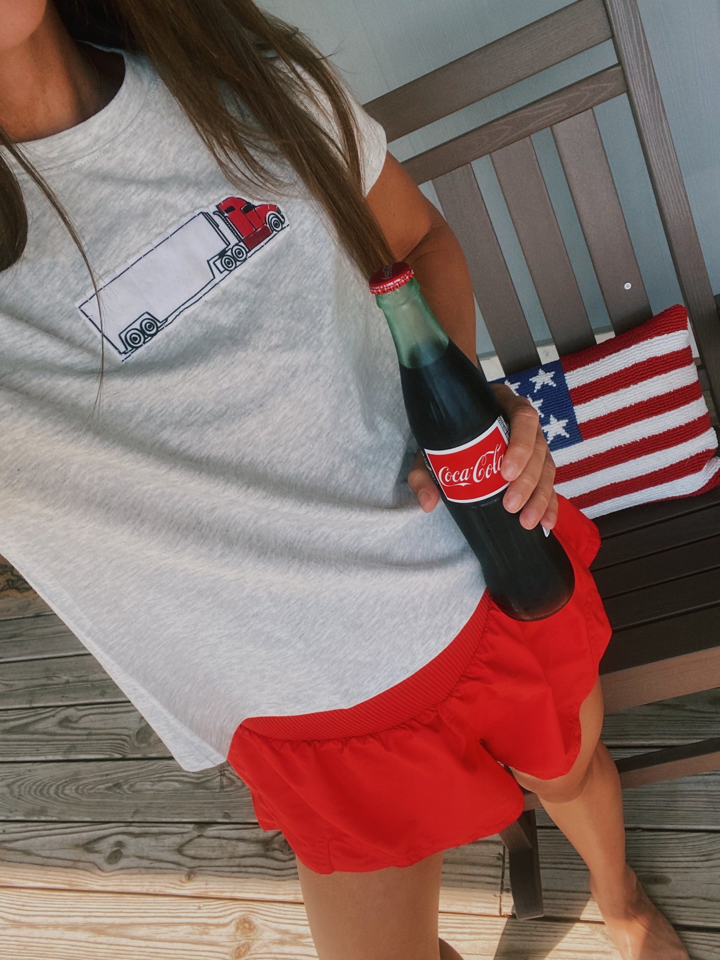 trucker baby tee