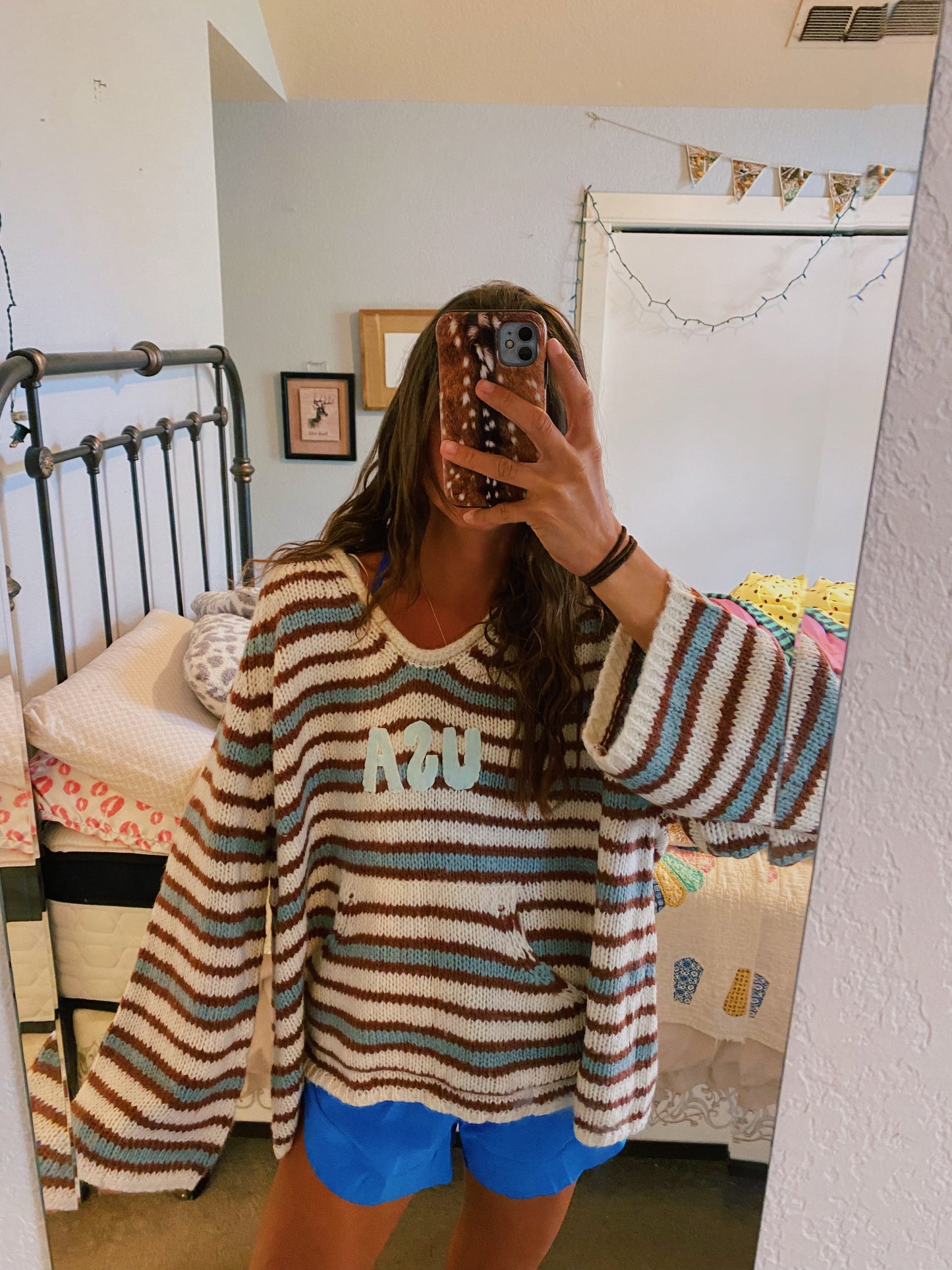 USA stripe sweater