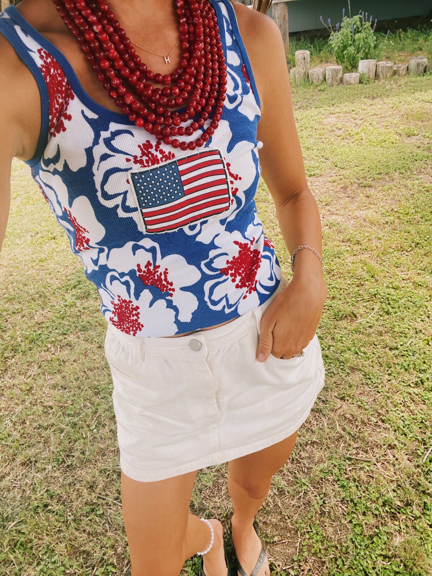funky flag tank