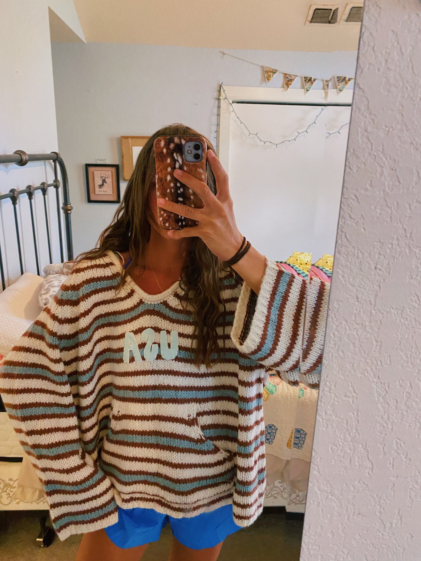 USA stripe sweater