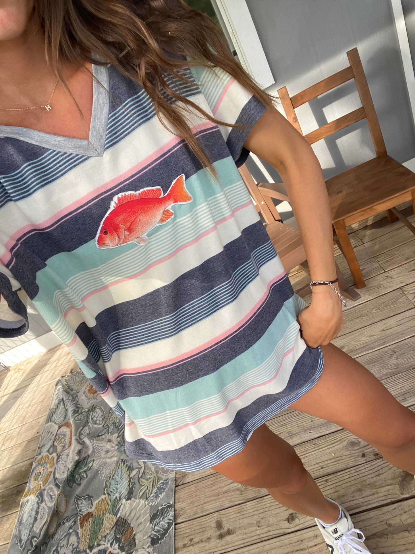 Striped snapper tee