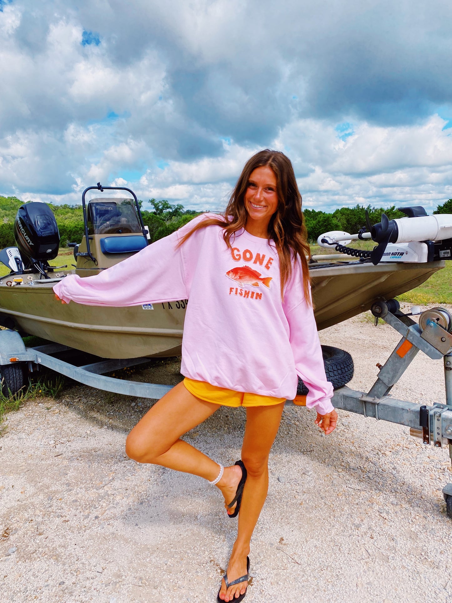 Pink snapper gone fishin crew
