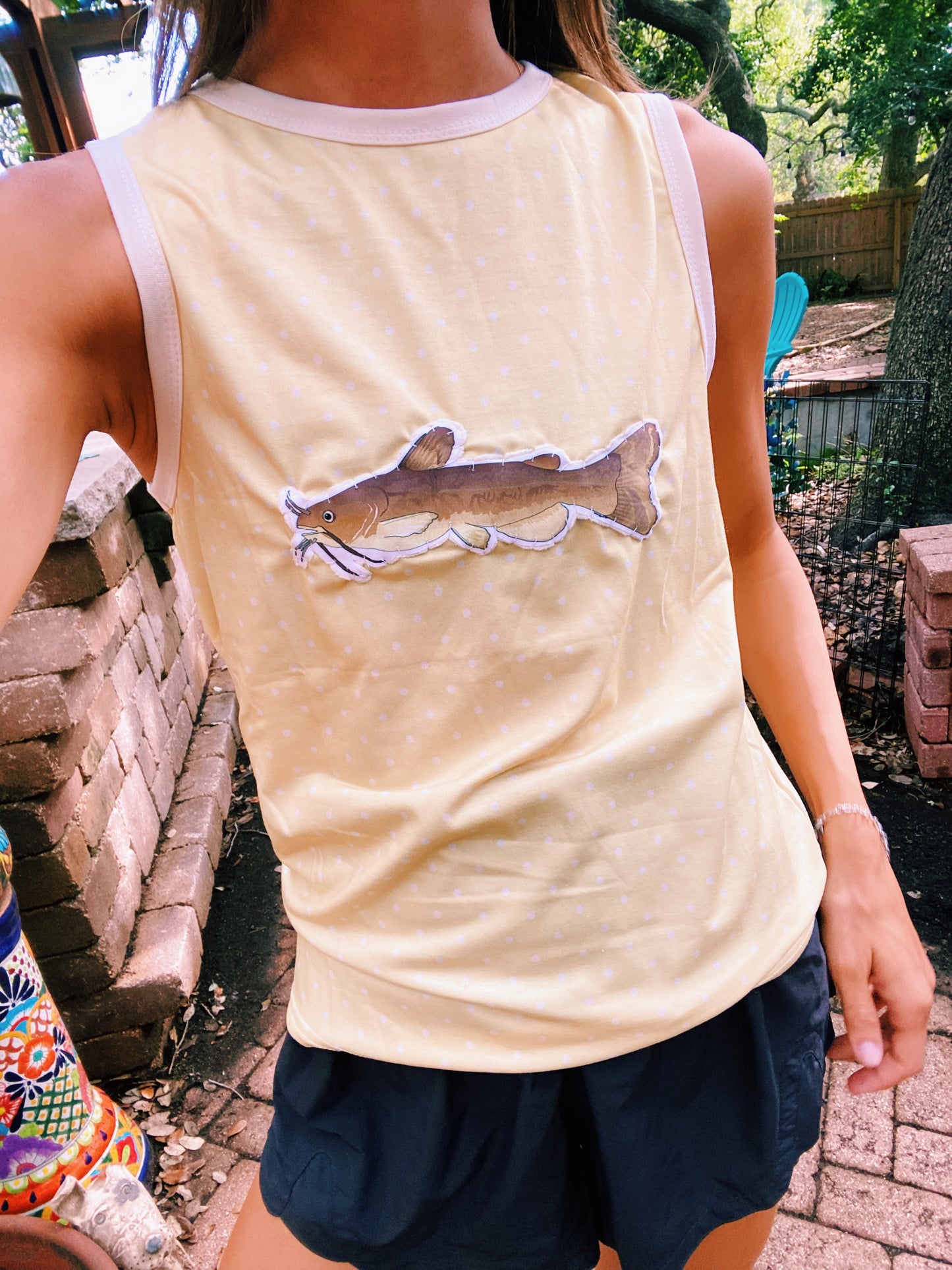 Yellow Polkadot catfish tank