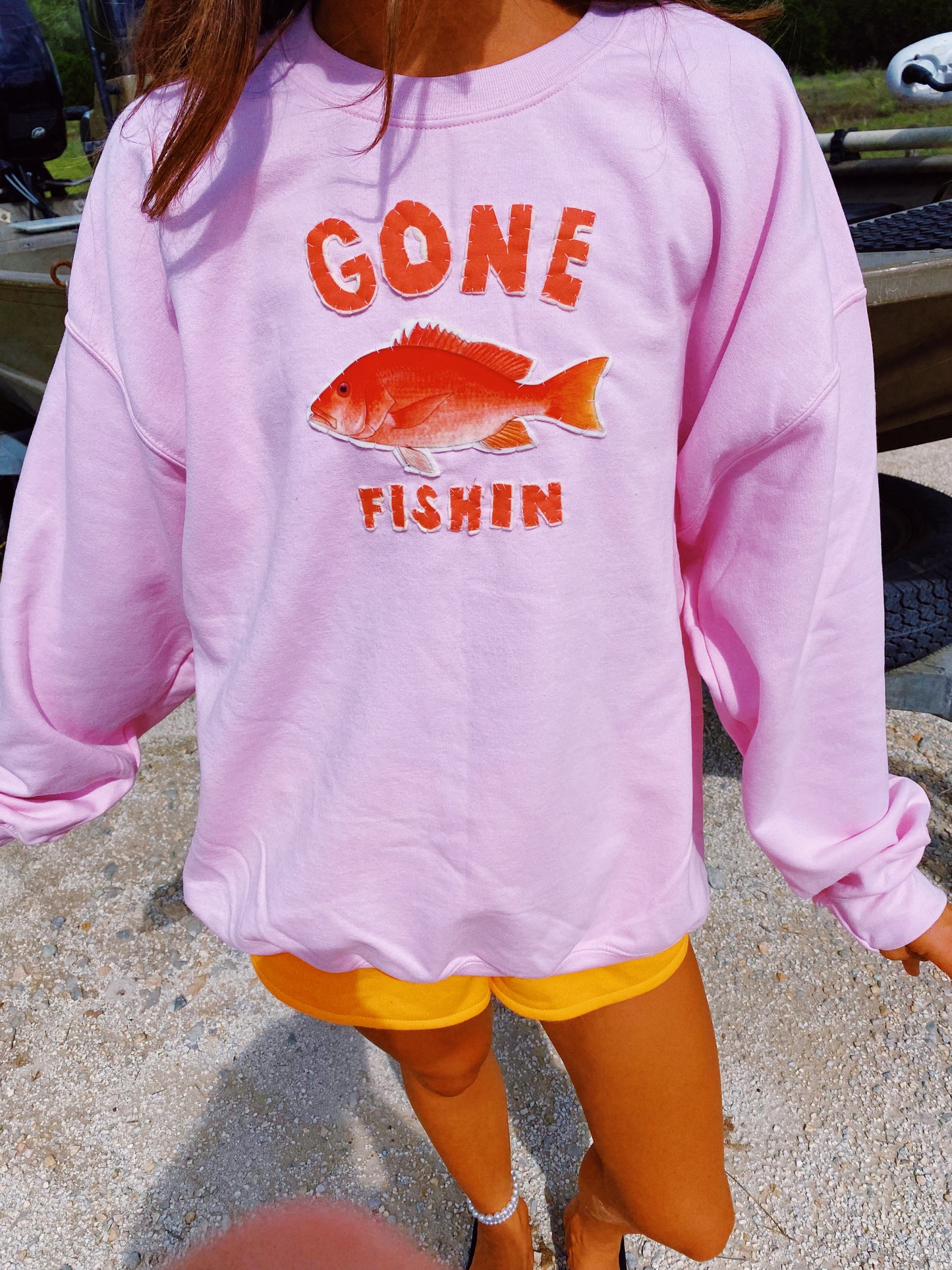 Pink snapper gone fishin crew